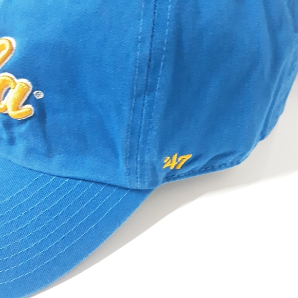 '47 Men's Light Blue UCLA Bruins Clean Up Adjustable Hat NEW - Picture 6 of 10